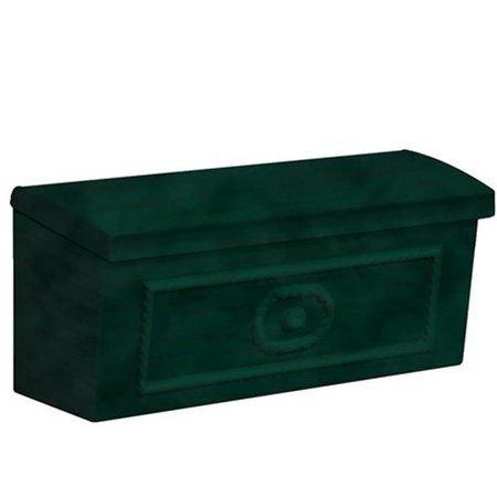 SALSBURY INDUSTRIES Salsbury 4560GRN Surface Mounted Townhouse Mailbox In Green 4560GRN